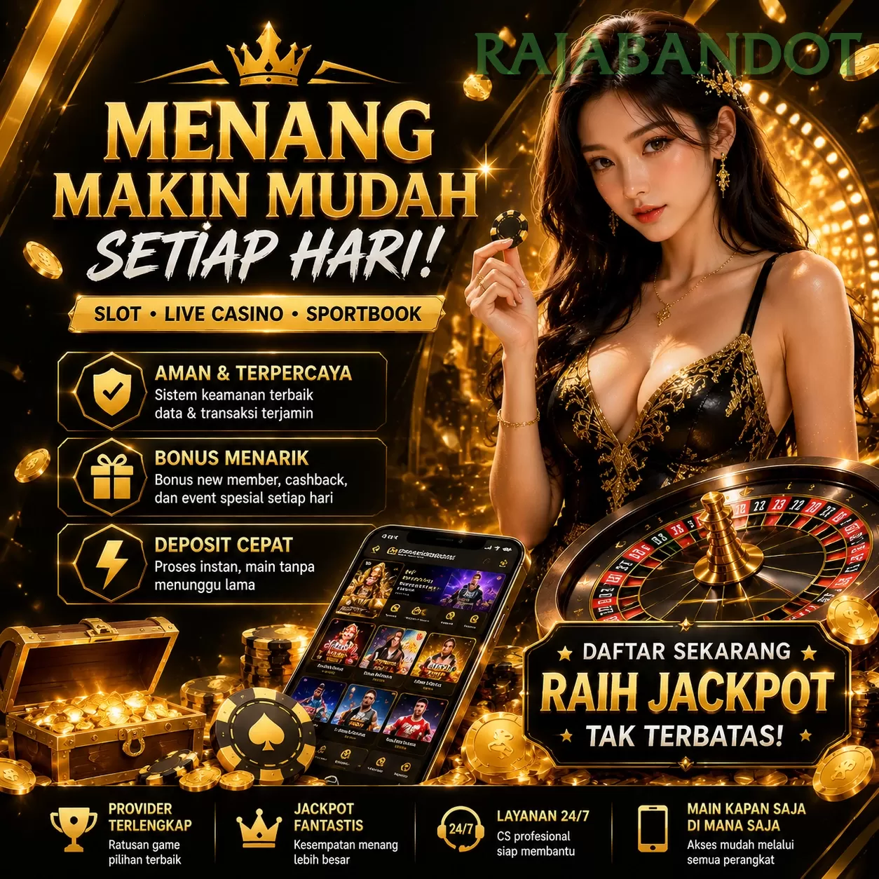 Login rajabandot Sekarang Bonus Melimpah